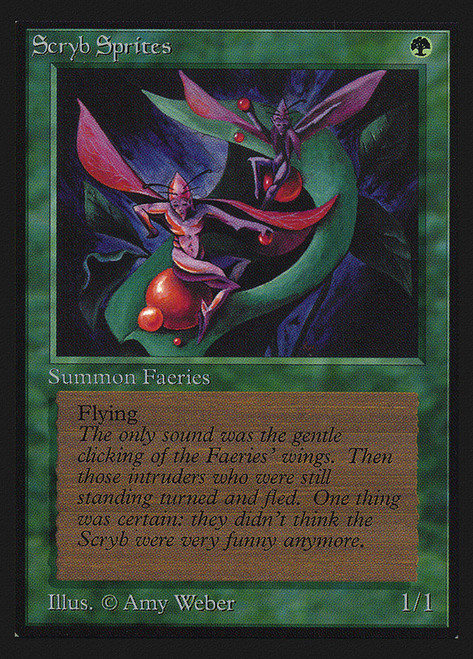 Scryb Sprites (Not Tournament Legal)\nCollectors' Edition\nSingle\nMagic The Gathering