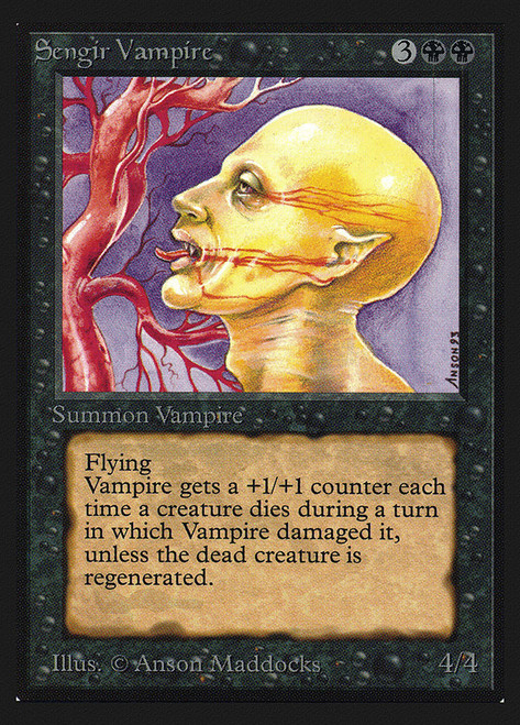 Sengir Vampire (Not Tournament Legal)\nCollectors' Edition\nSingle\nMagic The Gathering