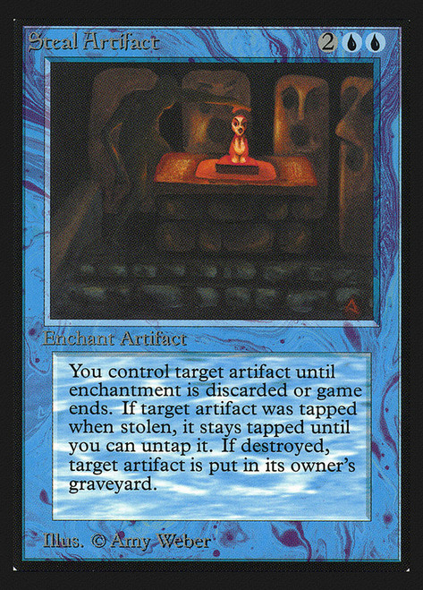 Steal Artifact (Not Tournament Legal)\nCollectors' Edition\nSingle\nMagic The Gathering