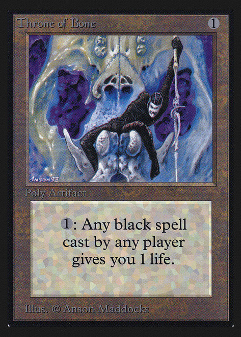 Throne of Bone (Not Tournament Legal)\nCollectors' Edition\nSingle\nMagic The Gathering