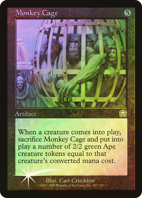 Monkey Cage\nMercadian Masques\nSingle\nMagic The Gathering
