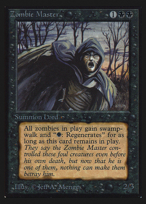 Zombie Master (Not Tournament Legal)\nCollectors' Edition\nSingle\nMagic The Gathering