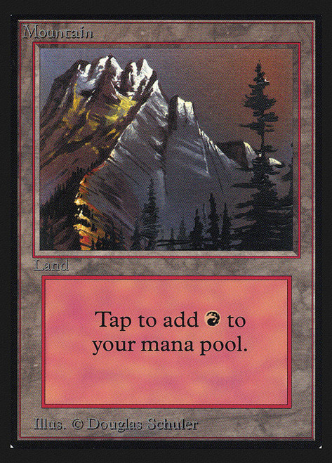 Mountain (B) (Not Tournament Legal)\nCollectors' Edition\nSingle\nMagic The Gathering
