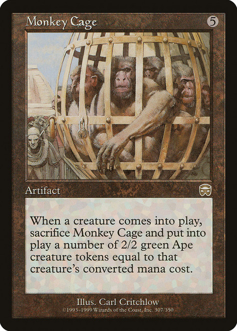 Monkey Cage\nMercadian Masques\nSingle\nMagic The Gathering