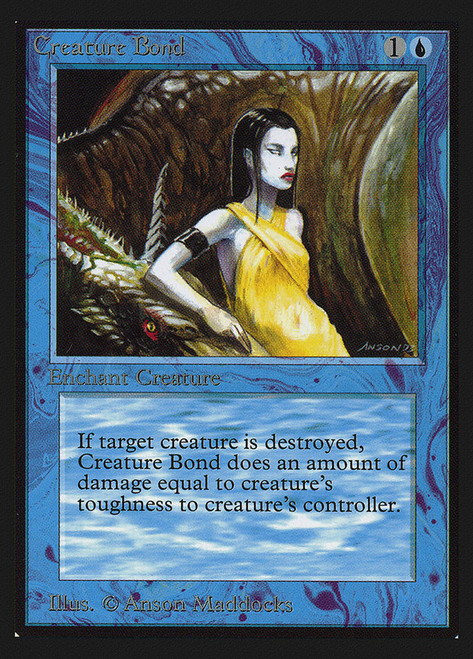 Creature Bond (Not Tournament Legal)\nInternational Edition\nSingle\nMagic The Gathering