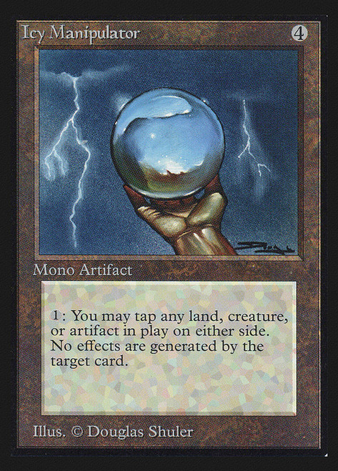 Icy Manipulator (Not Tournament Legal)\nInternational Edition\nSingle\nMagic The Gathering