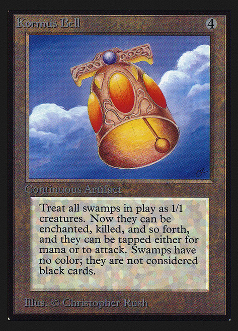Kormus Bell (Not Tournament Legal)\nInternational Edition\nSingle\nMagic The Gathering