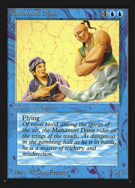 Mahamoti Djinn (Not Tournament Legal)\nInternational Edition\nSingle\nMagic The Gathering