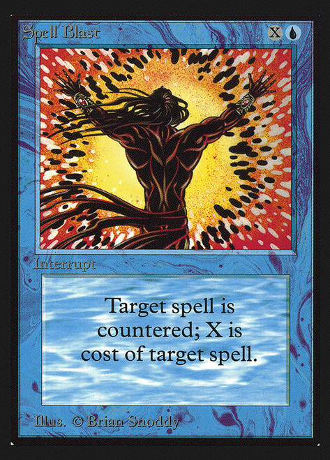 Spell Blast (Not Tournament Legal)\nInternational Edition\nSingle\nMagic The Gathering