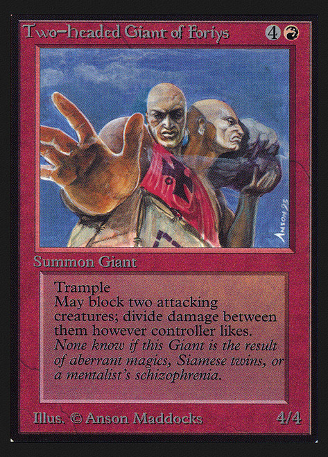 Two-Headed Giant of Foriys (Not Tournament Legal) | Collectors 