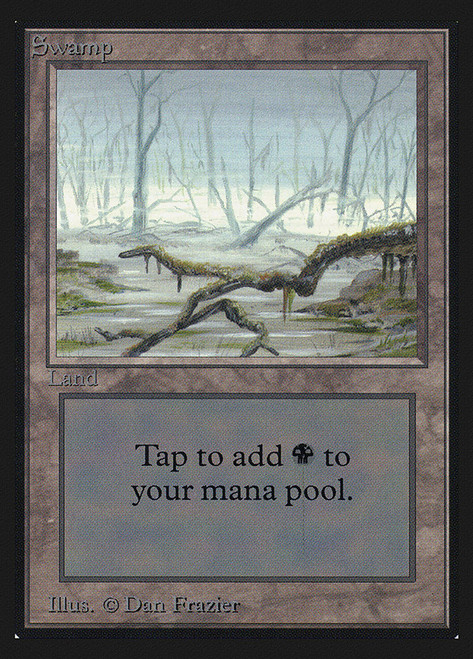 Swamp (B) (Not Tournament Legal)\nInternational Edition\nSingle\nMagic The Gathering