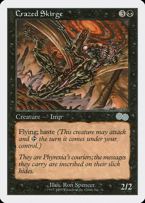 Crazed Skirge\nBattle Royale\nSingle\nMagic The Gathering