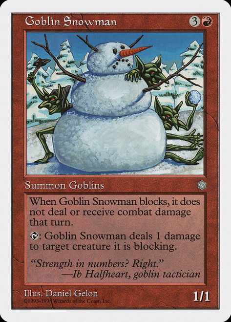 Goblin Snowman\nAnthologies\nSingle\nMagic The Gathering