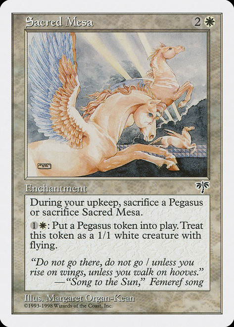 Sacred Mesa\nAnthologies\nSingle\nMagic The Gathering