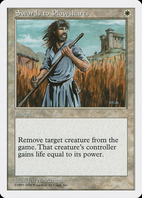 Swords to Plowshares\nAnthologies\nSingle\nMagic The Gathering