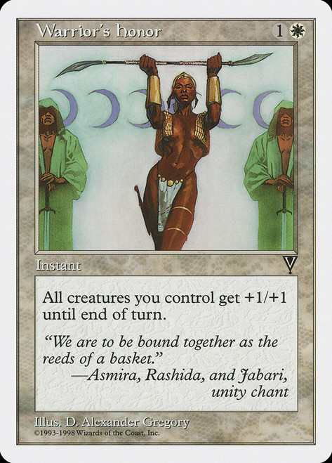 Warrior's Honor\nAnthologies\nSingle\nMagic The Gathering