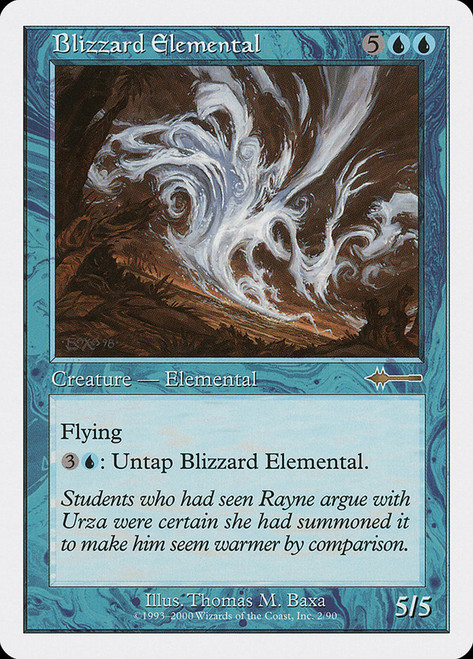 Blizzard Elemental\nBeatdown\nSingle\nMagic The Gathering