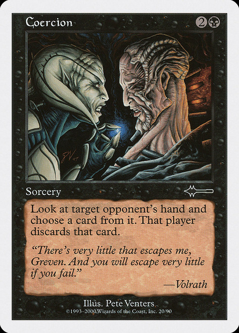 Coercion\nBeatdown\nSingle\nMagic The Gathering
