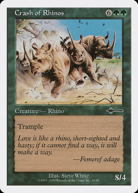 Crash of Rhinos\nBeatdown\nSingle\nMagic The Gathering