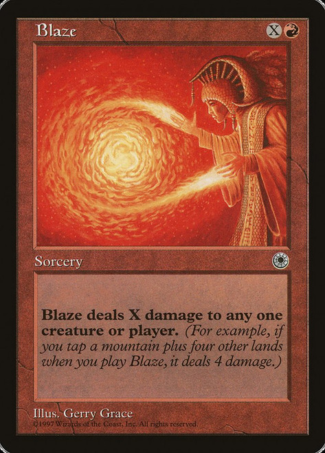 Blaze (No Flavor Text)
Portal
Single
Magic: The Gathering