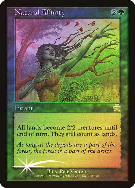 Natural Affinity\nMercadian Masques\nSingle\nMagic The Gathering