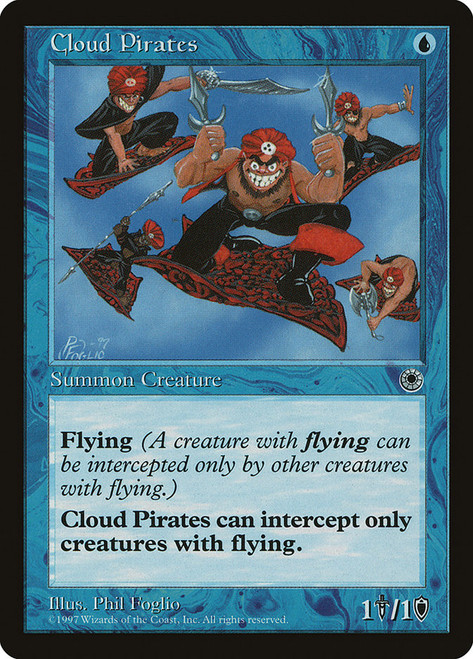 Cloud Pirates (Reminder Text)\nPortal\nSingle\nMagic The Gathering
