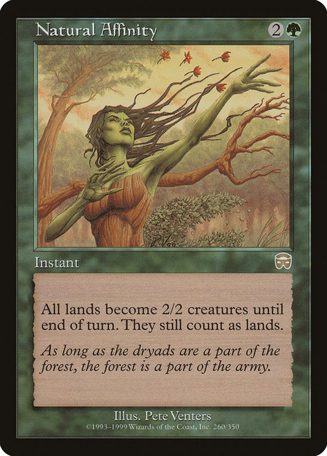 Natural Affinity\nMercadian Masques\nSingle\nMagic The Gathering