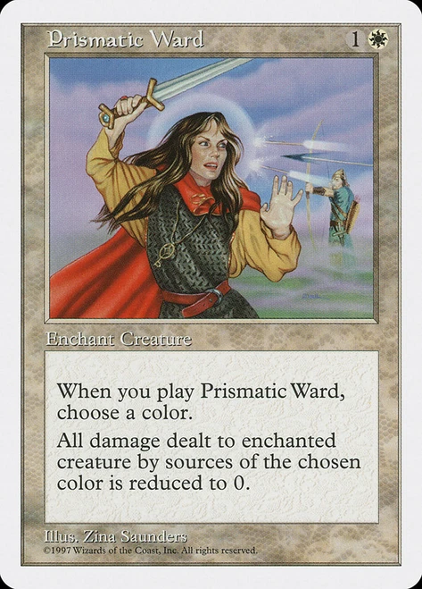 Prismatic Ward\n5th Edition\nSingle\nMagic The Gathering