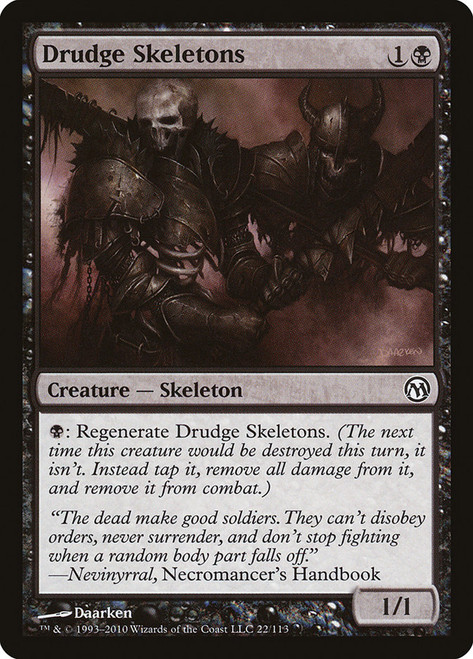 Drudge Skeletons\nDuels of the Planeswalkers\nSingle\nMagic The Gathering