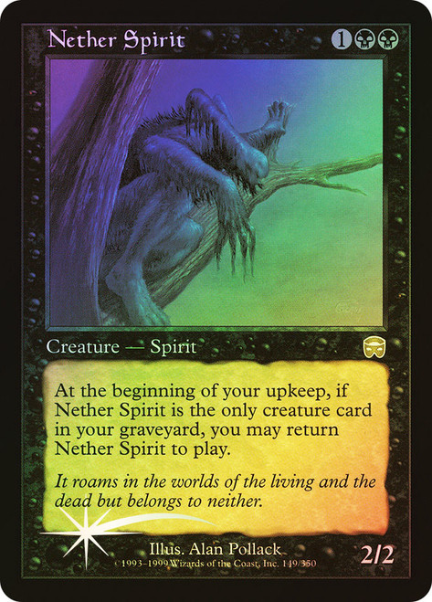 Nether Spirit\nMercadian Masques\nSingle\nMagic The Gathering