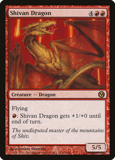Shivan Dragon\nDuels of the Planeswalkers\nSingle\nMagic The Gathering
