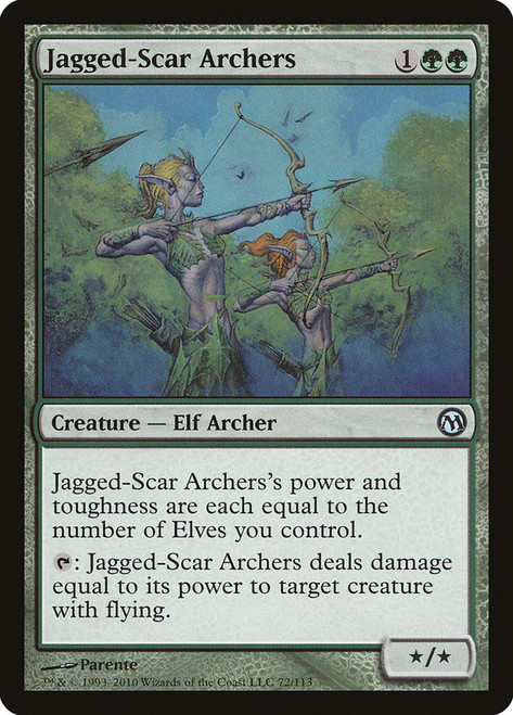 Jagged-Scar Archers\nDuels of the Planeswalkers\nSingle\nMagic The Gathering