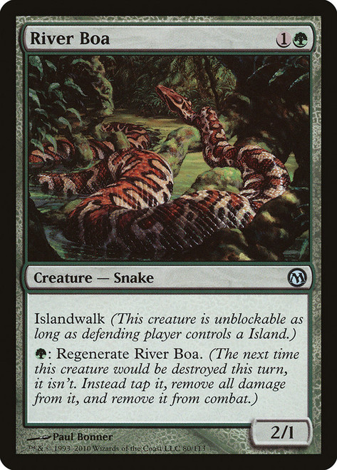 River Boa\nDuels of the Planeswalkers\nSingle\nMagic The Gathering