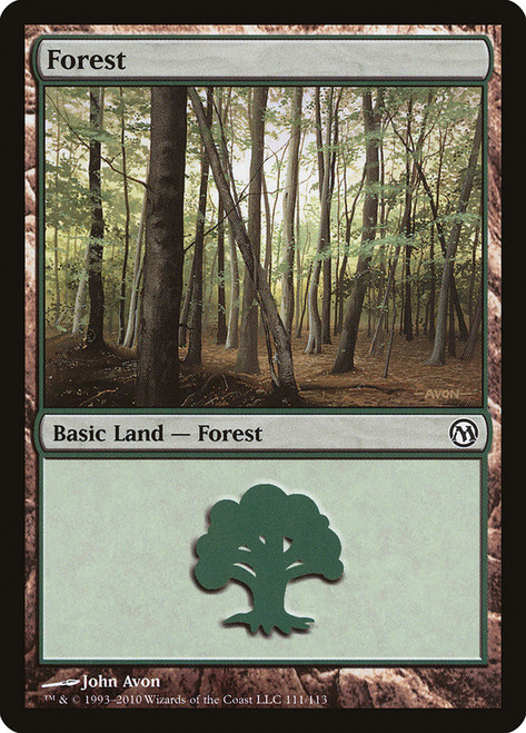 Forest (#111)\nDuels of the Planeswalkers\nSingle\nMagic The Gathering