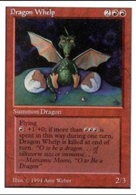 Dragon Whelp (BB) | 3rd Edition - Black Border - German | Star 