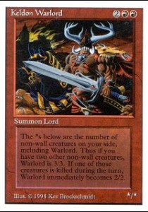 Keldon Warlord\nSummer Magic\nSingle\nMagic The Gathering