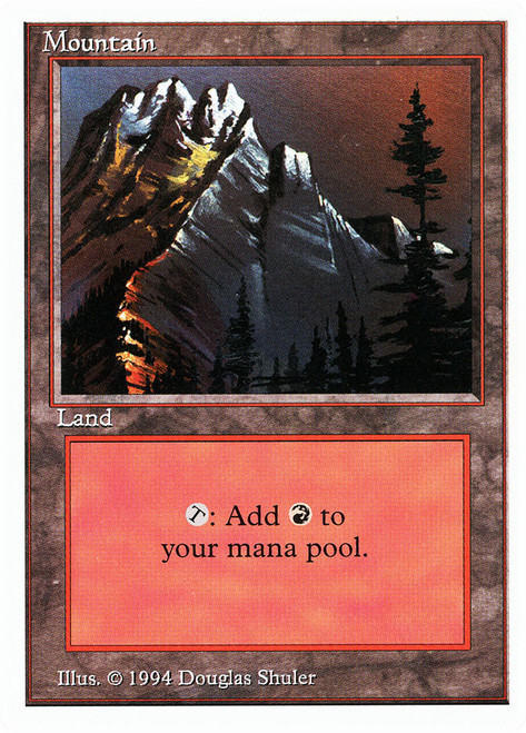 Mountain (B)\nSummer Magic\nSingle\nMagic The Gathering