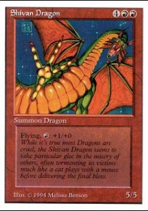 Shivan Dragon\nSummer Magic\nSingle\nMagic The Gathering