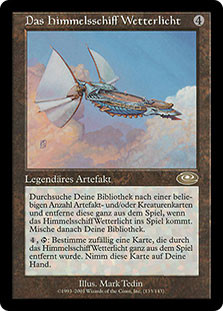 Skyship Weatherlight
Planeshift - German
Single
Magic The Gathering