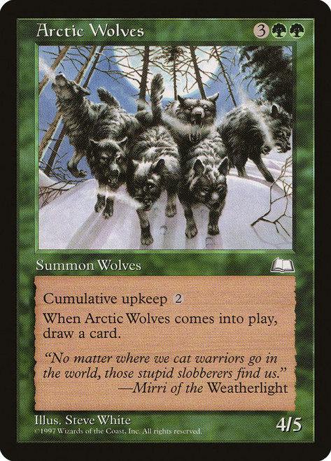 Arctic Wolves\nWeatherlight\nSingle\nMagic The Gathering