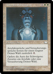 Aura Of Silence
Weatherlight - German
Single
Magic The Gathering