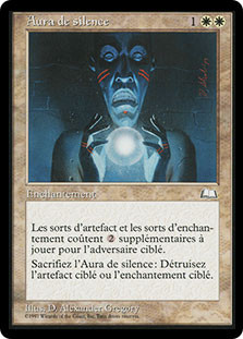 Aura Of Silence
Weatherlight - French
Single
Magic The Gathering