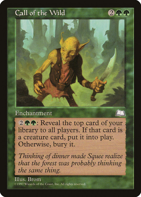 Call of the Wild\nWeatherlight\nSingle\nMagic The Gathering