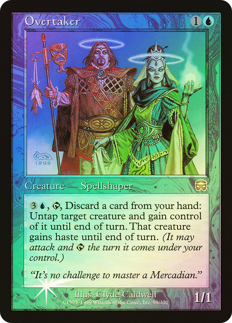Overtaker\nMercadian Masques\nSingle\nMagic The Gathering