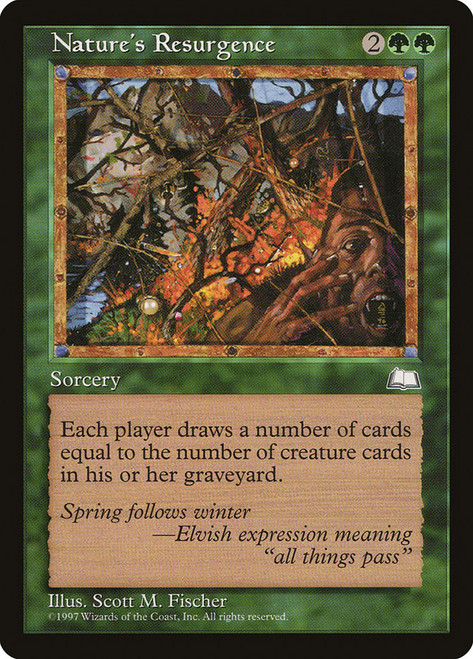 Nature's Resurgence\nWeatherlight\nSingle\nMagic The Gathering