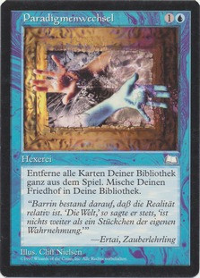 Paradigm Shift
Weatherlight - German
Single
Magic The Gathering