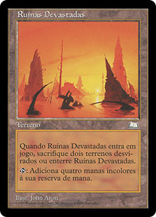Scorched Ruins
Weatherlight - Portuguese
Single
Magic The Gathering