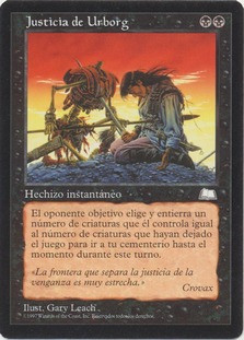 Urborg Justice
Weatherlight - Spanish
Single
Magic The Gathering