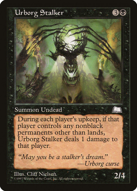 Urborg Stalker\nWeatherlight\nSingle\nMagic The Gathering