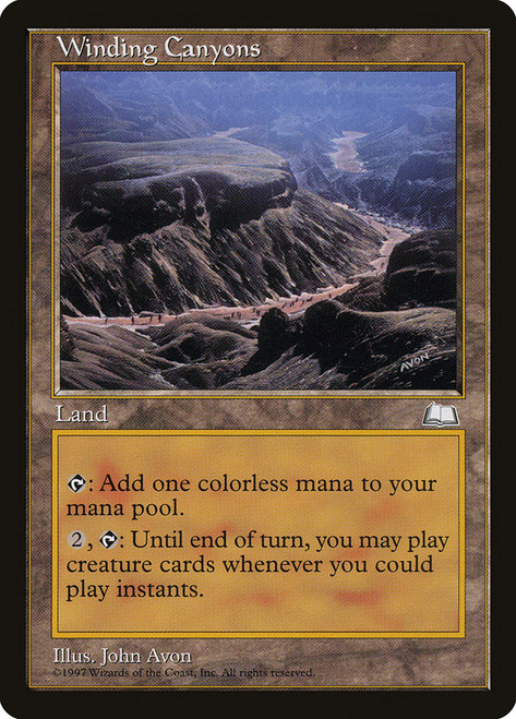 Winding Canyons\nWeatherlight\nSingle\nMagic The Gathering